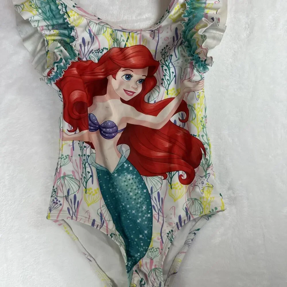 Disney Collection Size 4 Girls Ariel Little Mermaid Bathing Suit